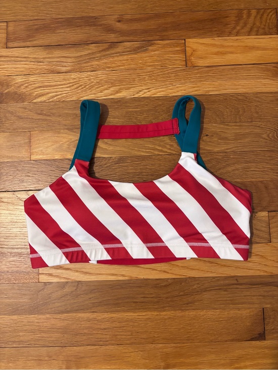 Born Primitive Other - Born Primitive Red, White and Green Striped Sports Bra XL